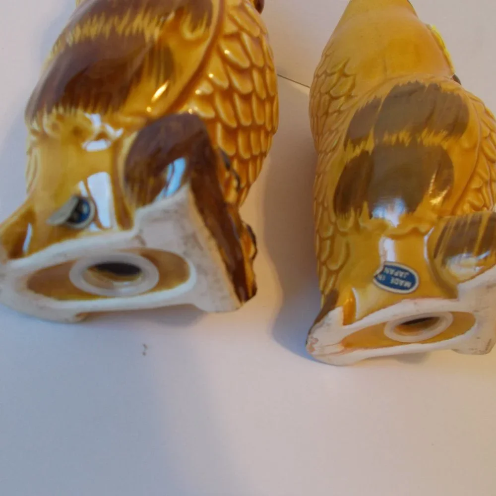 VTG Retro‎ Owl Ceramic Salt & Pepper Shakers Made in Japan